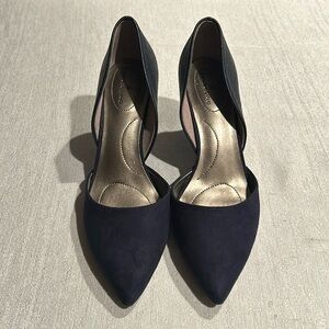 Bandolino Navy Grenow Cut Out Heels